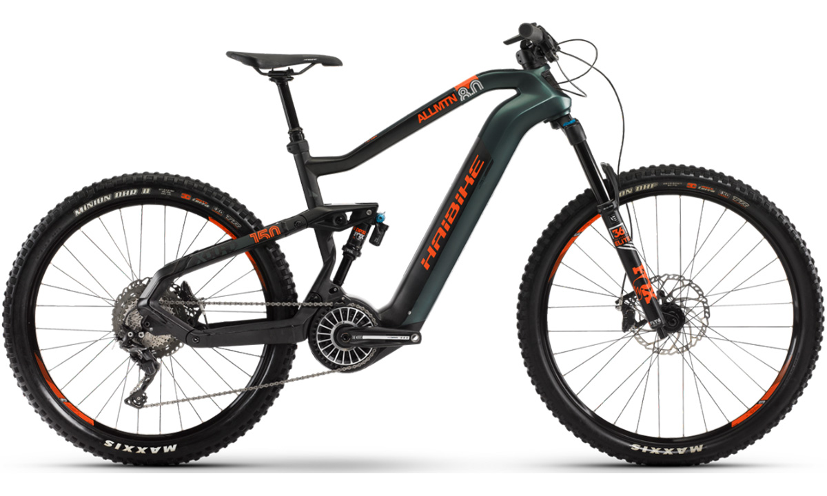 Фотография Электровелосипед HAIBIKE XDURO AllMtn 8.0 Carbon FLYON 27.5/29" (2020) 2020 Черно-оранжевый
